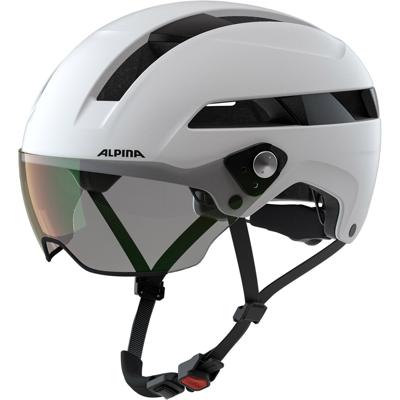 Olympic Sportswear Alpina sports urban helm soho visor v 55-59 mat wit