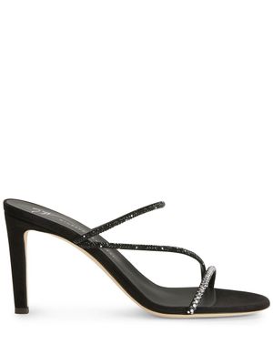 Giuseppe Zanotti sandales Julianne 85 mm - Noir