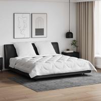 All-season dekbed met kussen 3 pcs Wit Microvezel