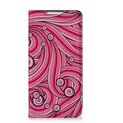 Samsung Galaxy S22 | Bookcase | Swirl Pink Samsung Galaxy S22 | Bookcase | Swirl Pink