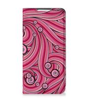 Samsung Galaxy S22 | Bookcase | Swirl Pink