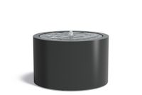 Watertafel Aluminium rond 120x75cm. - thumbnail