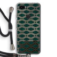 Moroccan tiles: Pixel 3a Transparant Hoesje met koord Moroccan tiles: Pixel 3a Transparant Hoesje met koord