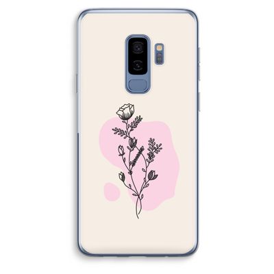 Roses are red: Samsung Galaxy S9 Plus Transparant Hoesje
