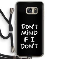 Don't Mind: Samsung Galaxy S7 Transparant Hoesje met koord