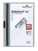 Klemmap Durable Duraclip A4 3mm 30 vellen grijs - thumbnail