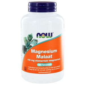 NOW Magnesium malaat 115 mg (180 tab)