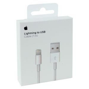 Apple Lightning-naar-USB-kabel (1 m) Oplader Wit