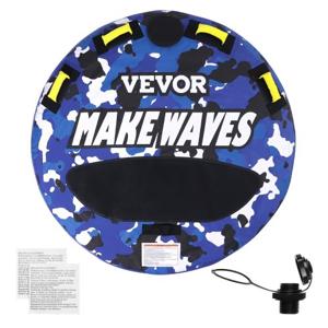 VEVOR-sleepbuis voor boten, binnenbanden van opblaasbare boten en sleepboten voor 1-2 personen, 340 lbs, 51,8" ronde sleepbuis voor watersporten voor sleepboten, volledige nylon hoes