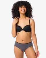 HEMA Dames Hipsters Stretch Katoen - 2 Stuks Zwart (zwart)
