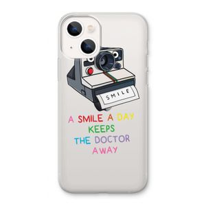 Smile: iPhone 13 Transparant Hoesje