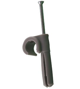 Mepac plugclip nagel 11/15mm grijs