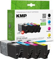 KMP Inktcartridge vervangt HP 912XL, 3YP34AE, 3YL84AE, 3YL81AE, 3YL82AE, 3YL83AE Compatibel Combipack Zwart, cyaan, magenta, geel H188XV 1765,0005