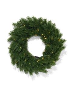 HEMA Kerstkrans Met Lichtjes (groen)