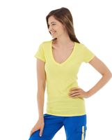 Diva Gym Tee-XL-Yellow