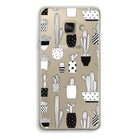 Cactusmotief: Samsung Galaxy A3 (2016) Transparant Hoesje Cactusmotief: Samsung Galaxy A3 (2016) Transparant Hoesje