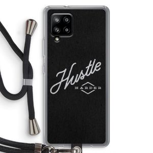 Hustle: Samsung Galaxy A42 5G Transparant Hoesje met koord