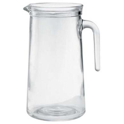 Borgonovo water karaf van 1,1 Liter - transparant glas - Sapkannen - waterkannen - schenkkannen