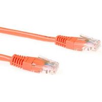 ACT Oranje 10 meter U/UTP CAT5E patchkabel met RJ45 connectoren
