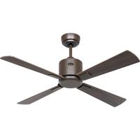 CasaFan ECO NEO III 103 BZ-NB/KI WiFi Flügel Nussbaum/Kirsche Plafondventilator Brons Met afstandsbediening, Timer, Met wintermodus, Bediening via App