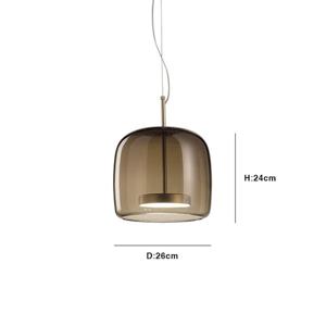 Chique Hotel Glazen Hanglamp