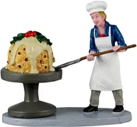 Lemax biggest christmas pudding! kerstdorp figuur type 2 Caddington Village 2024 Lemax biggest christmas pudding! kerstdorp figuur type 2 Caddington Village 2024