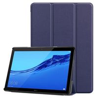 Tri-Fold Series Huawei MediaPad T5 10 Folio Case - Donkerblauw - thumbnail