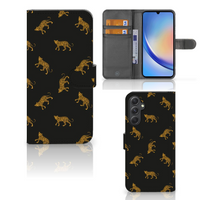 Telefoonhoesje met Pasjes voor Samsung Galaxy A24 4G Leopards - thumbnail