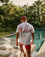 Malelions Split T-Shirt Heren Wit - Maat XS - Kleur: Wit | Soccerfanshop - thumbnail