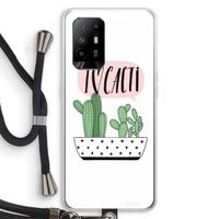 I love cacti: Oppo A95 5G Transparant Hoesje met koord