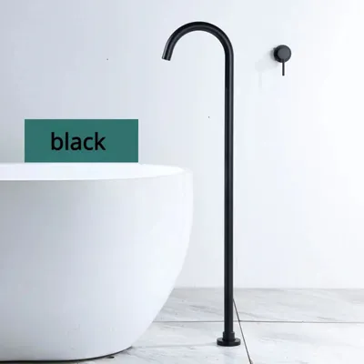 Vrijstaande Badmengkraan - Enkel Handvat | Warm & Koud Water | Vloermontage | Diverse Kleuren