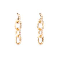 Go Dutch Label Oorbellen Pearl Chain Goud