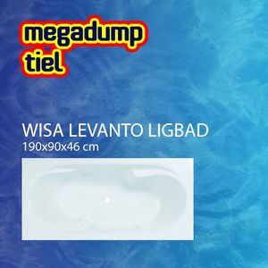 Ligbad Levanto 190X90X46 cm Wit Wisa