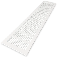 Ventilatiestrip Aluminium Lxh 500 X 150mm Wit (g61-5015w) Ventilatiestrip Aluminium Lxh 500 X 150mm Wit (g61-5015w)