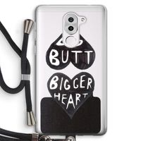 Big butt bigger heart: Honor 6X Transparant Hoesje met koord