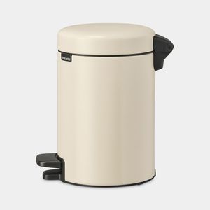 Brabantia NewIcon pedaalemmer 3 liter met kunststof binnenemmer - Soft Beige