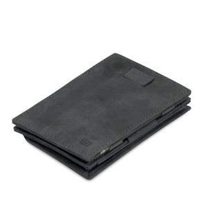 Garzini Cavare - Magic Coin Wallet - Vintage Carbon Black