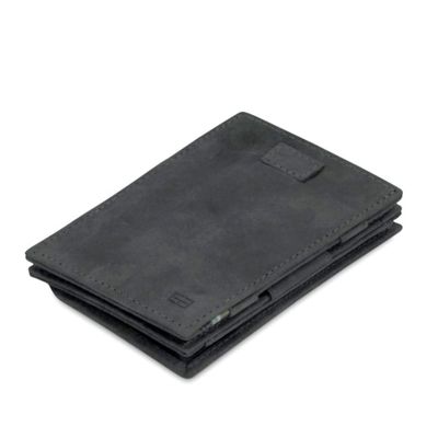 Garzini Cavare - Magic Coin Wallet - Vintage Carbon Black