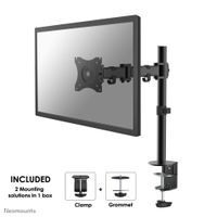 Neomounts NM-D135BLACK Monitorarm Zwart