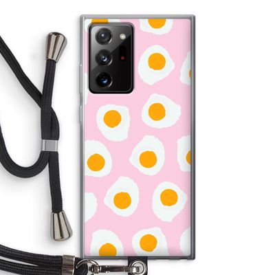 Dancing eggs: Samsung Galaxy Note 20 Ultra / Note 20 Ultra 5G Transparant Hoesje met koord