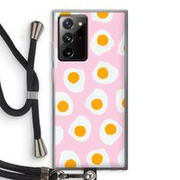 Dancing eggs: Samsung Galaxy Note 20 Ultra / Note 20 Ultra 5G Transparant Hoesje met koord