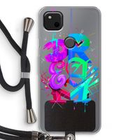 Dream: Pixel 4a Transparant Hoesje met koord