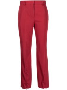 Paul Smith pantalon de tailleur à taille haute - Rouge