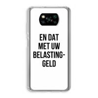 Belastinggeld: Xiaomi Poco X3 Pro Transparant Hoesje