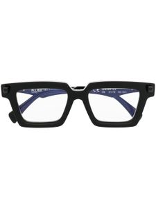 Kuboraum lunettes de vue rectangulaires à logo - Noir