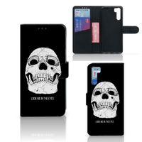 Telefoonhoesje met Naam OPPO A91 | Reno3 Skull Eyes