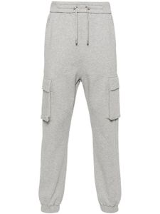 Balmain pantalon de jogging à logo imprimé - Gris