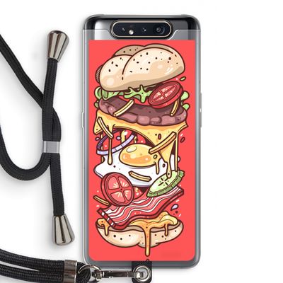 Diet Coke Please: Samsung Galaxy A80 Transparant Hoesje met koord