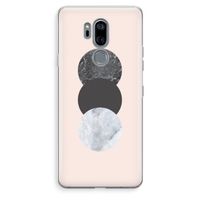 Marmeren cirkels: LG G7 Thinq Transparant Hoesje