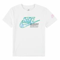 T-Shirt met Korte Mouwen Nike Futura Micro Text - Maat: 6-7 jaar